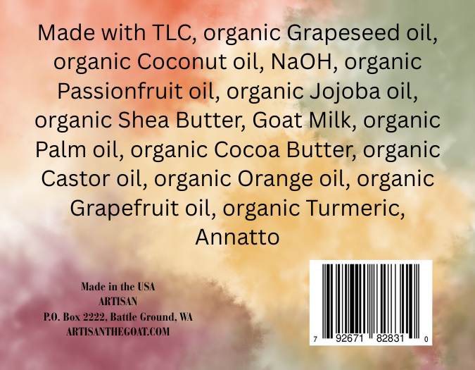 Organic Orange Blossom Goat Milk Soap