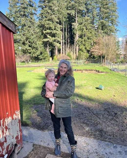 On the farm in Battle Ground, Washington